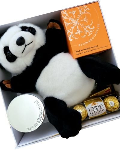 Panda with Wax Candle