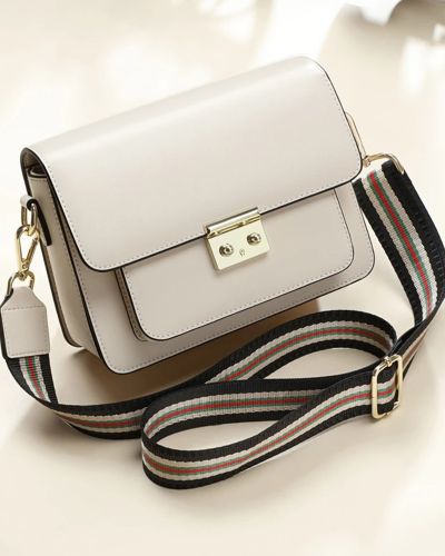 High Quality Flap Women Shoulder Bag Double Chain Crossbody