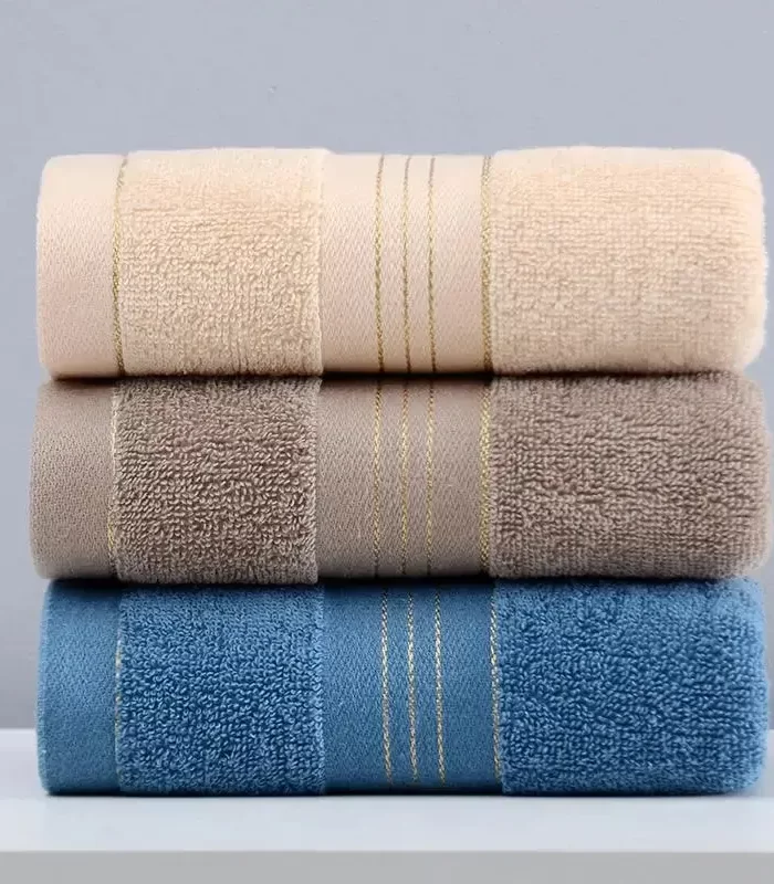 1 Towel Thickened Absorbent Towel Pure Cotton Quick Absorbent Soft Quick Dry Thickened Face Towel