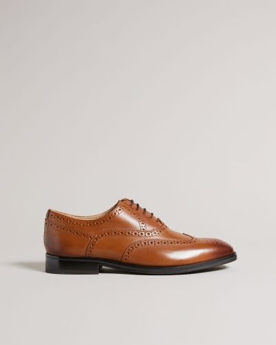 Ted Baker LONDON Amaiss Formal Leather Brogue Shoes (Size in UK)