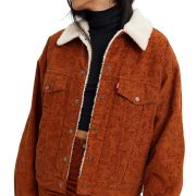 LEVI’S 90s Sherpa Trucker Jacket Orange