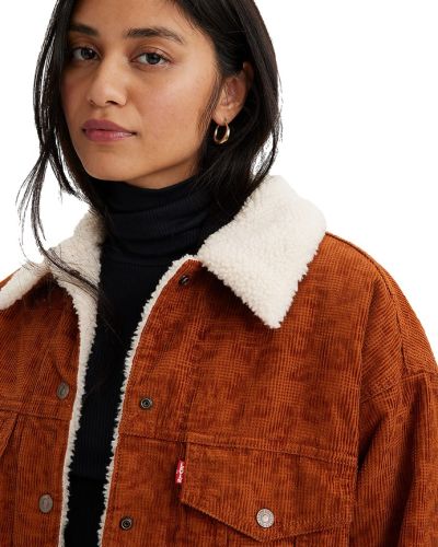 LEVI’S 90s Sherpa Trucker Jacket Orange