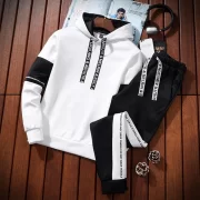 Men’s Hoodies Long Sleeve Casual Printing With Letter Sweatshirt New Spring Hip Hop Pullover Sports Top Male Hooded Sweatshirt