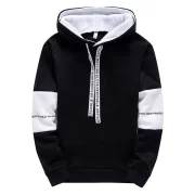 Men’s Hoodies Long Sleeve Casual Printing With Letter Sweatshirt New Spring Hip Hop Pullover Sports Top Male Hooded Sweatshirt