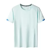 Quick Dry Sport T Shirt Men’S 2023 Short Sleeves Summer Casual White Plus OverSize 6XL 7XL 8XL 9XL Top Tees GYM Tshirt Clothes