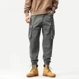 Spring-and-autumn-new-fashion-brand-American-heavy-cargo-casual-pants-male-function-multi-pocket-loose