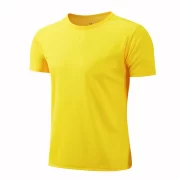 T-shirt Gym Jerseys Fitness Shirt Trainer Running T-shirt Men Breathable Sportswear Class Service Quick-drying Round Neck Sport