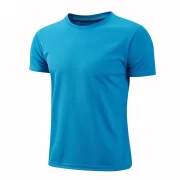 T-shirt Gym Jerseys Fitness Shirt Trainer Running T-shirt Men Breathable Sportswear Class Service Quick-drying Round Neck Sport