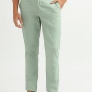UCB Men Cotton Slim Fit Chinos Trousers Cropped